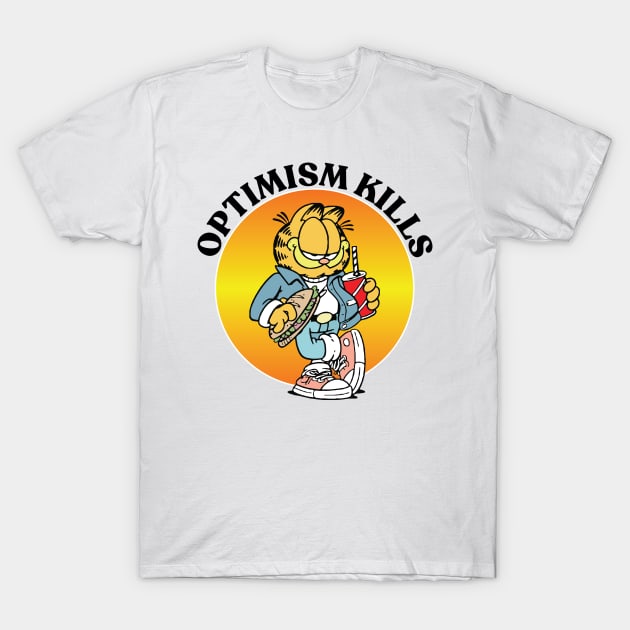 OPTIMISM KILLS T-Shirt by Greater Maddocks Studio